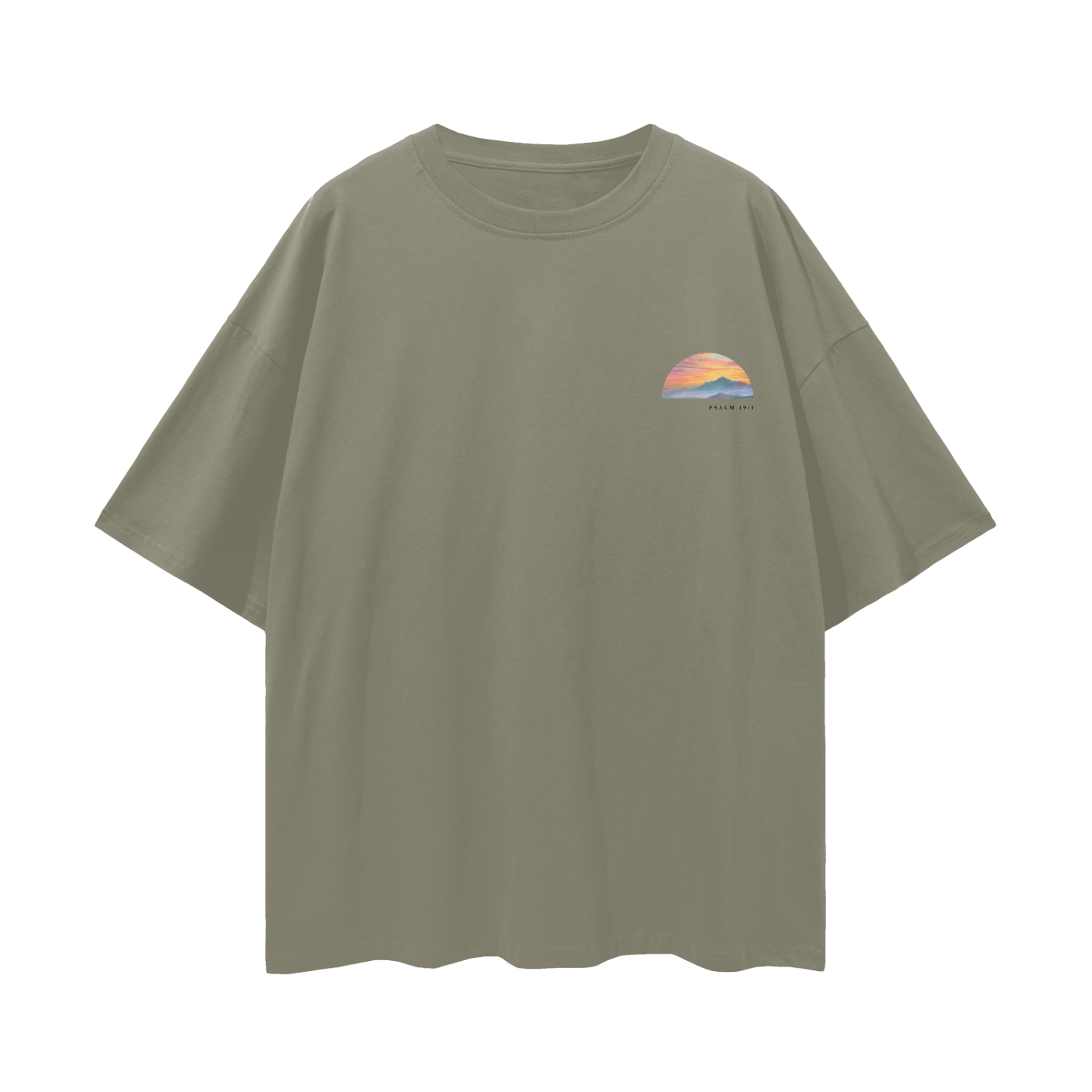 The Heavens Declare - Psalm 19 - Oversized Unisex Tee