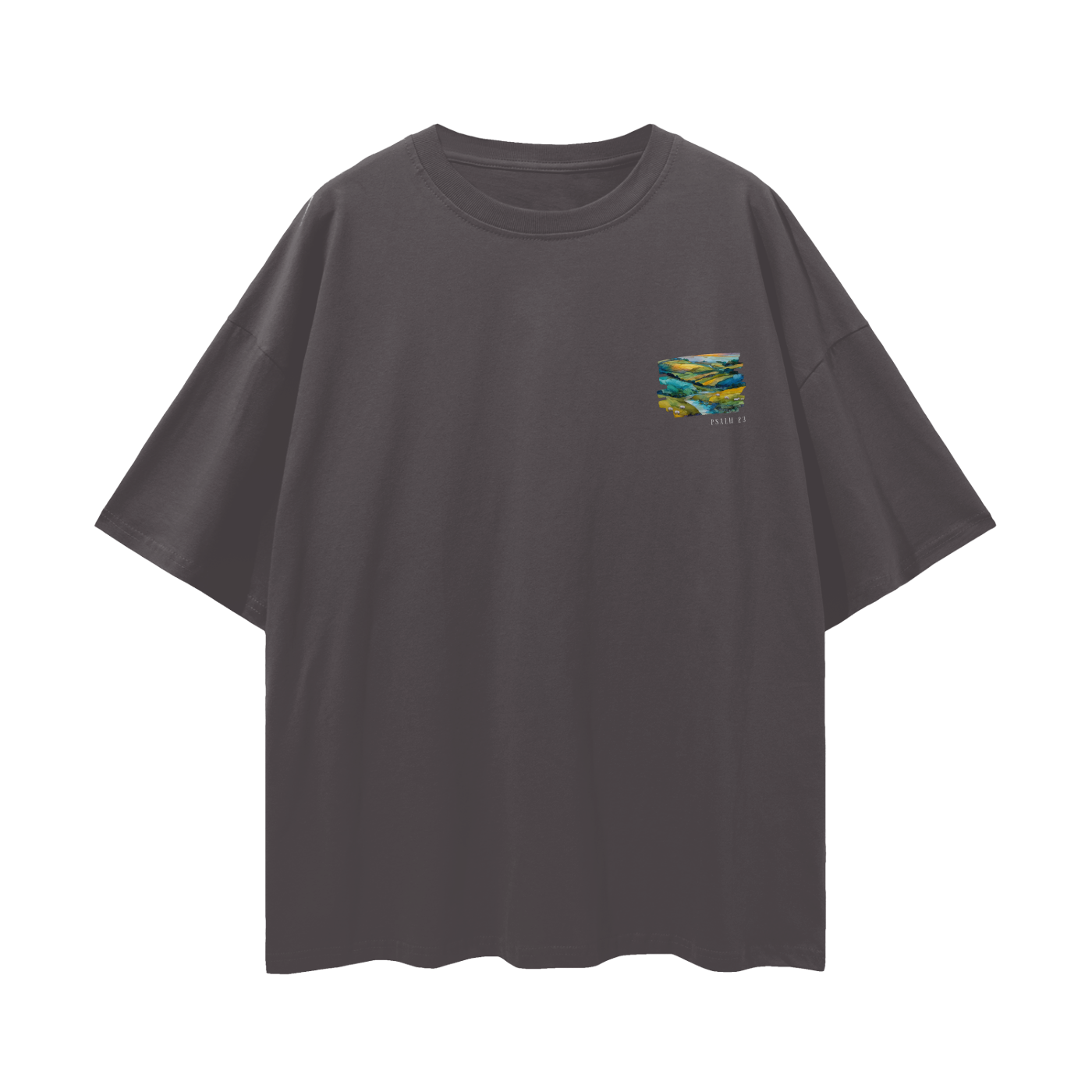 The Good Shepherd - Psalm 23 - Oversized Unisex Tee