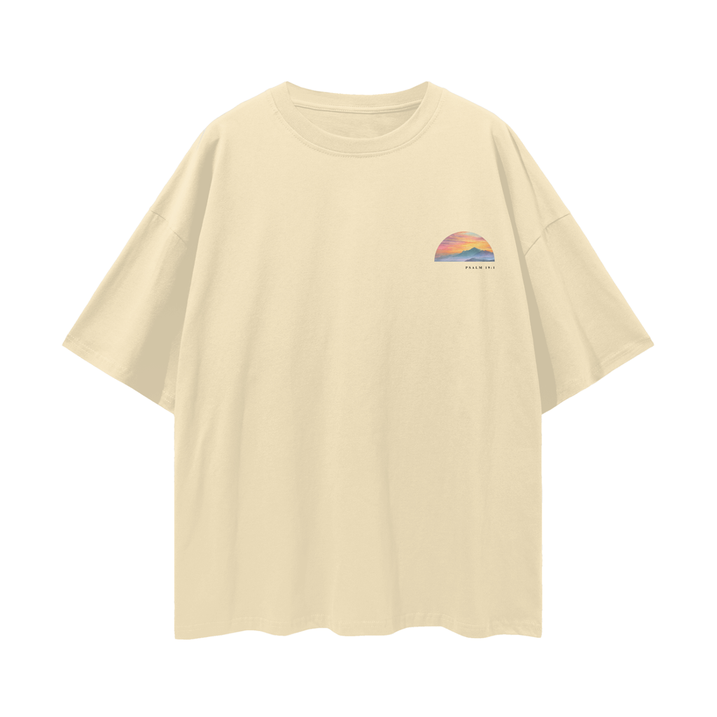The Heavens Declare - Psalm 19 - Oversized Unisex Tee
