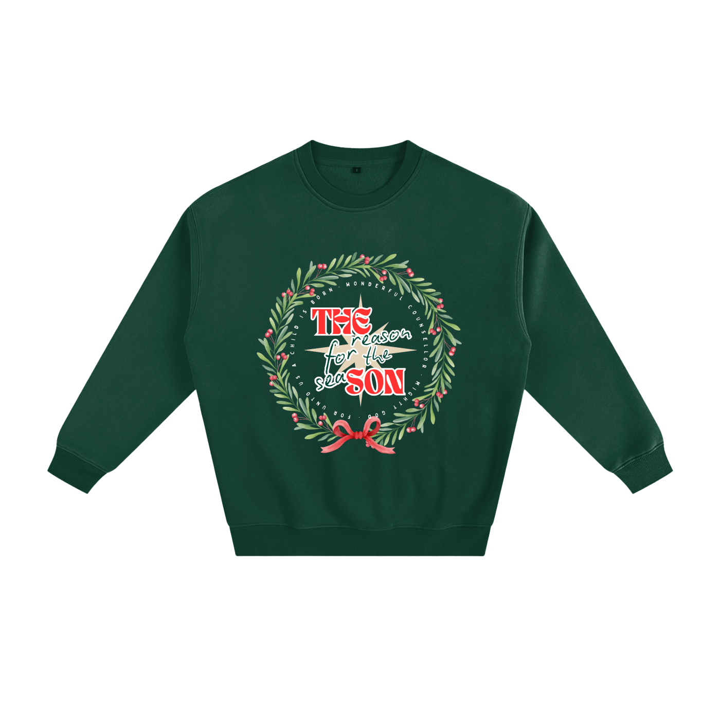 Reason For The Season - Unisex Fleeced Sweatshirt (2025 Xmas Jumper)