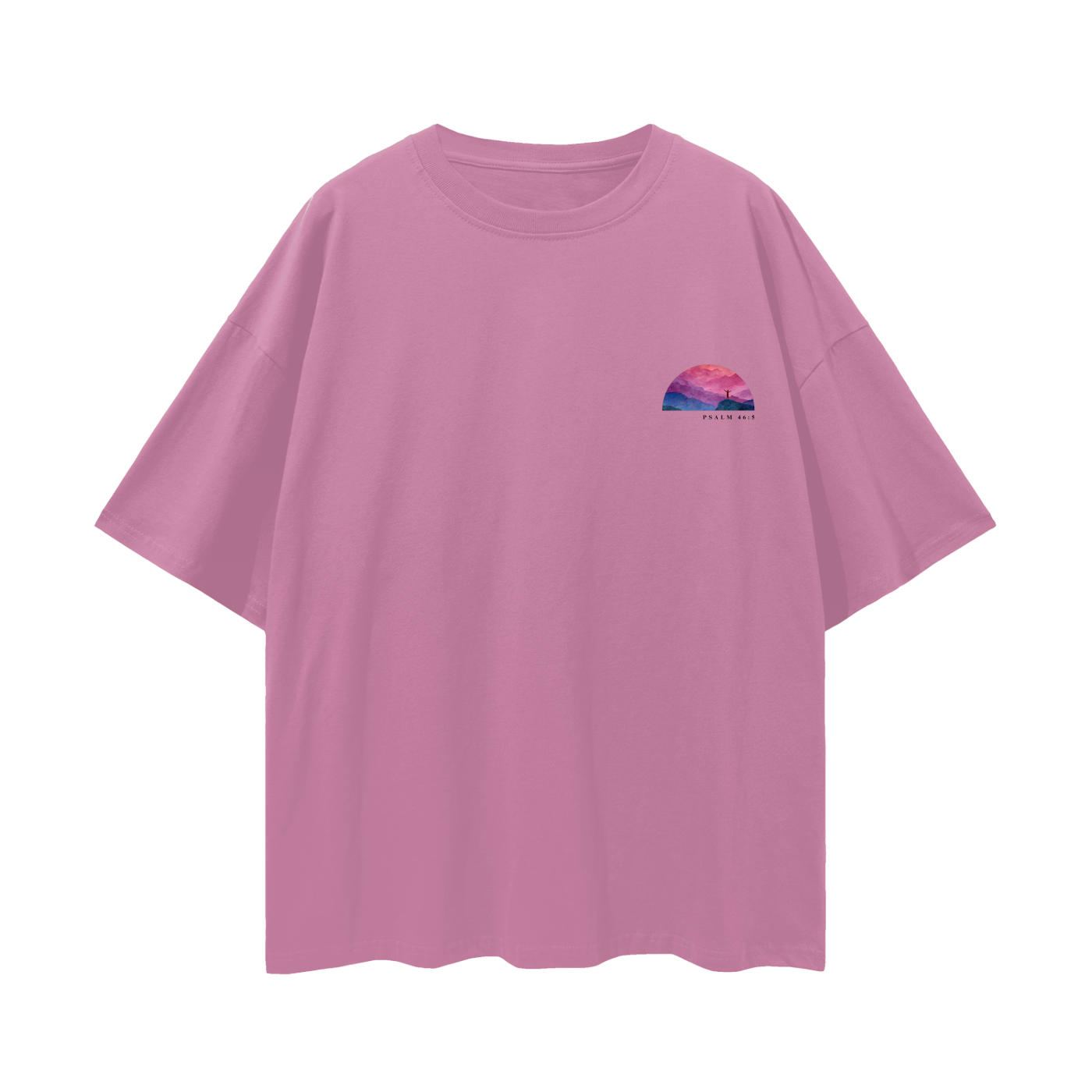 God is within her - Psalm 46 - Oversized Tee