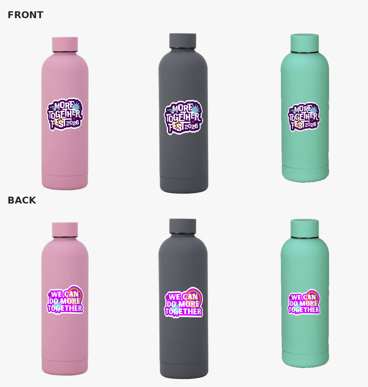 More Together '26 Water Bottle
